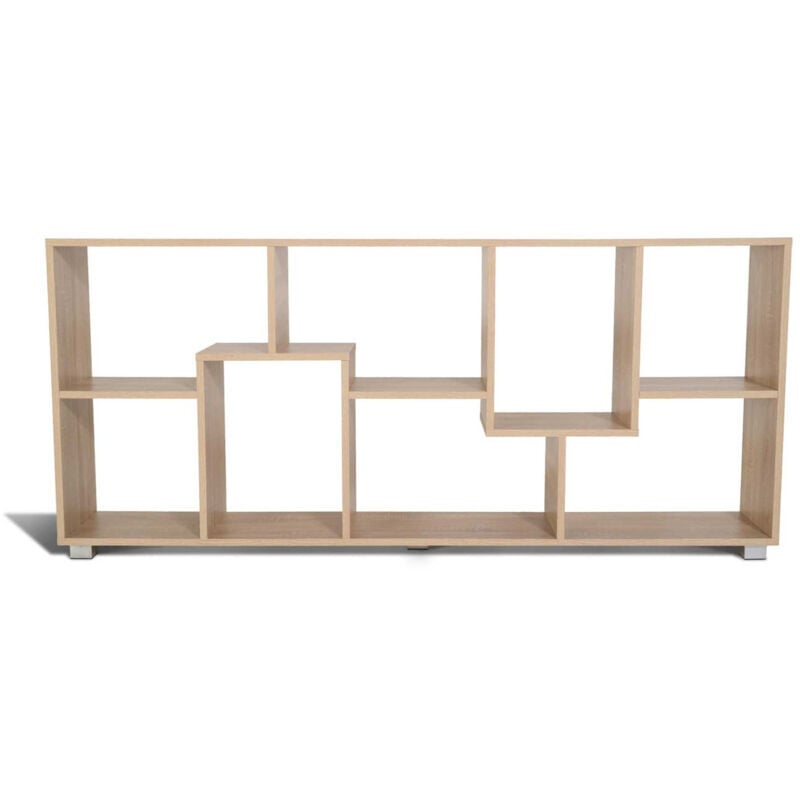 Tagère à double position tania bois imitation hêtre l 161 cm