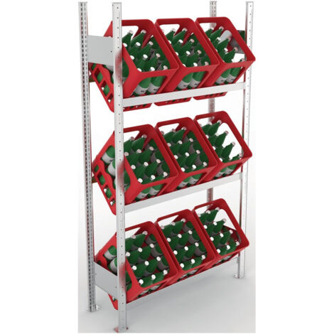 Étagère à emboîter H1850xl1000xP300mm étagère de base META