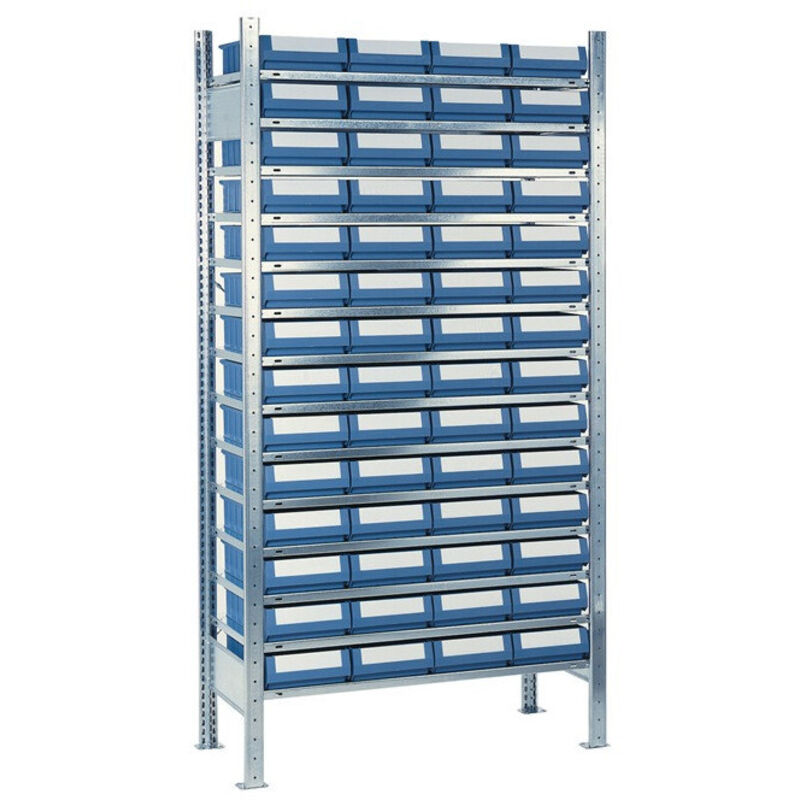 Étagère à emboîter H2000xl1000xP500 mm étagère d'extension 14 supports en acier