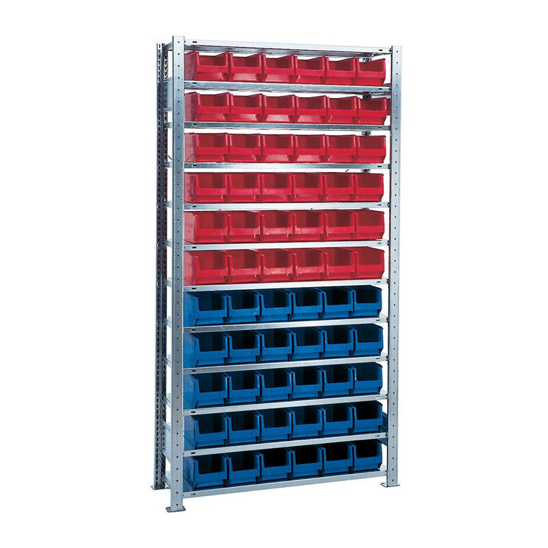 FP - Étagère à emboîter H2000xl1000xP300 mm étagère de base 12 supports en acier 30 x