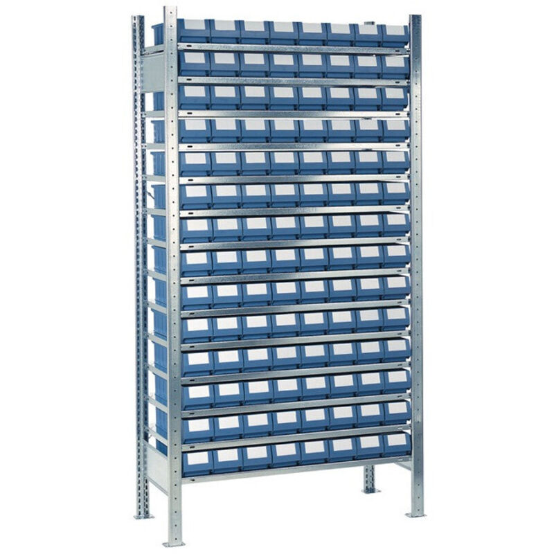 Étagère à emboîter H2000xl1000xP300 mm étagère d'extension 14 supports en acier