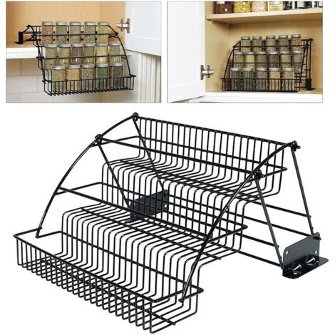 4 Grilles Murales En Métal Blanc Avec Crochets – Étagères De Rangement Cuisine 15,75 X 5,91 X 1,97 Pouces