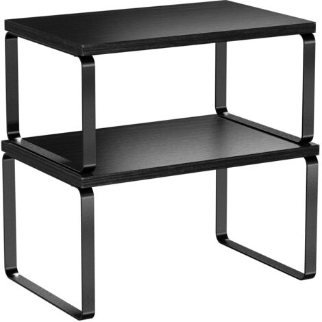 Étagère à épices multifonctionnelle, garde votre cuisine bien rangée, idéale pour ranger toutes vos épices préférées (noir)