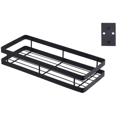 Étagère à épices murale, rangement pour épices - fixation murale sans perçage, étagère à épices multifonctionnelle, 1 pièce, 30 cm.