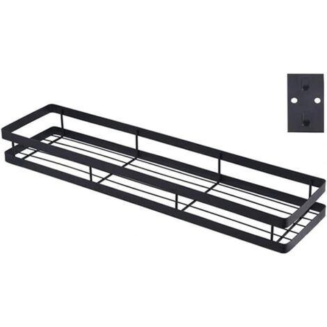 Étagère à épices murale, rangement pour épices - fixation murale sans perçage, étagère à épices multifonctionnelle, 1 pièce, 50 cm.