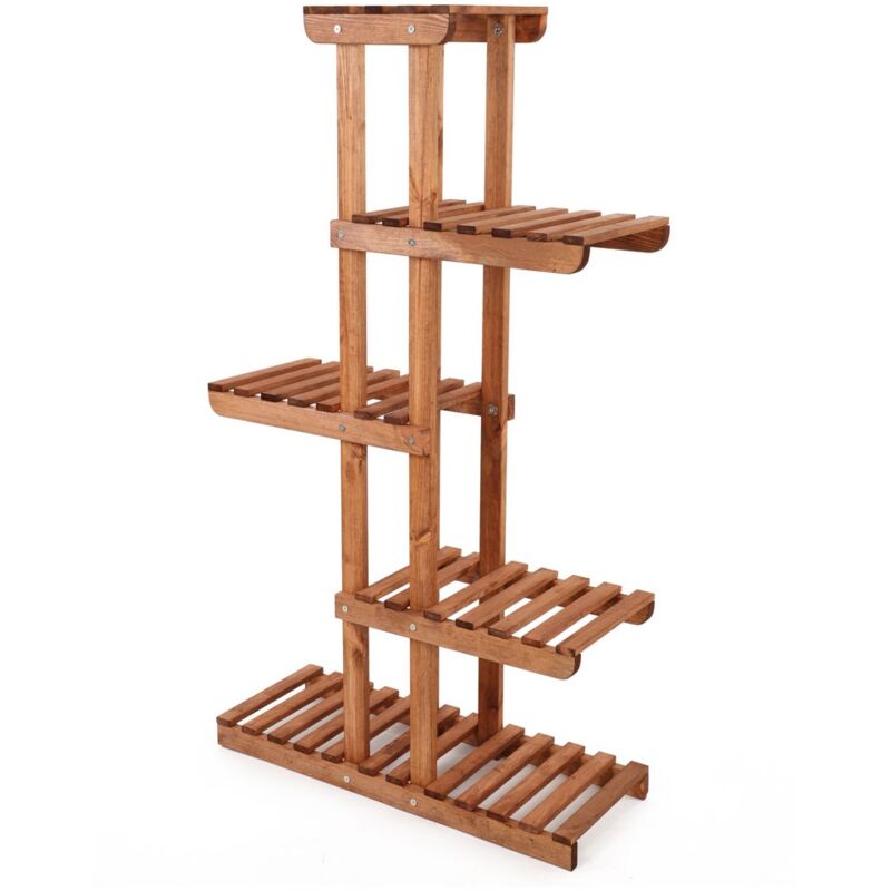 Levigne - tagère à Plantes 5 Niveaux En Bois Longueur Cm / Largeur Cm