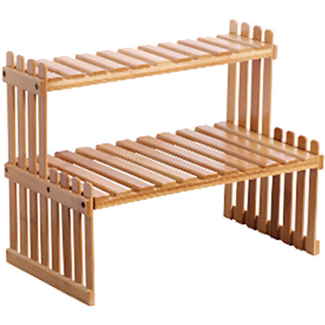 Étagère à plantes en bambou, support de pot de fleur, support de balcon, organisateur d'armoire, rangement de bureau multifonction pour salon, chambre à coucher, enfants