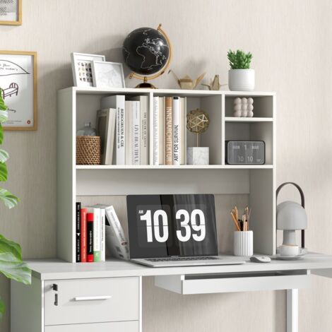 Vasagle – Lot de 2 tables de chevet modernes avec 3 tiroirs – 2 prises CA et 2 ports USB – Façades biseautées – Dimensions 35x40x59cm – Blanc nuage