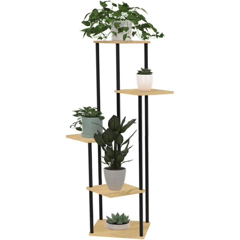 Etagère à pots de fleurs porte plante detroit 5 niveaux design industriel