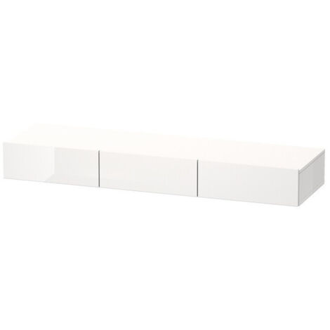 Etagère à tiroirs Duravit DURASTYLE 440x1500x150mm blanc brillant/bas ma