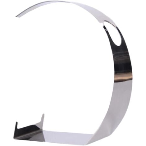 Étagère à vin - Acier inoxydable moderne - Support à vin pour le bureau -