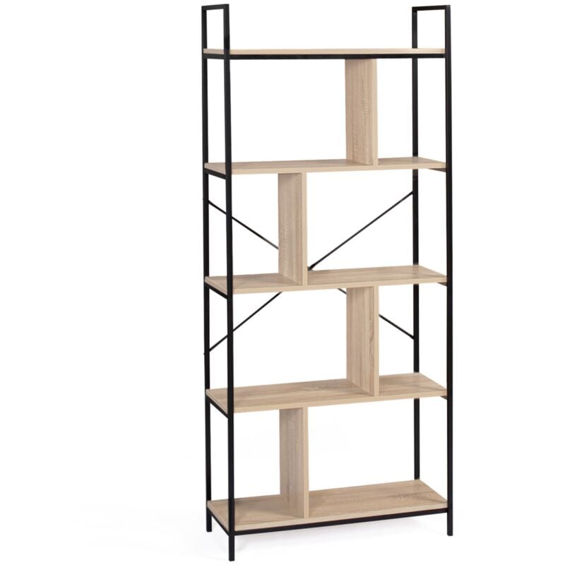 Idmarket - Etagère bibliothèque 5 niveaux detroit design industriel 170 cm