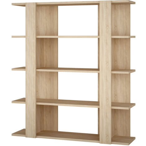 Etagère avec 4 espaces. Couleur Safie. (Hauteur 122 cm/Largeur 110 cm/Profondeur 29 cm)