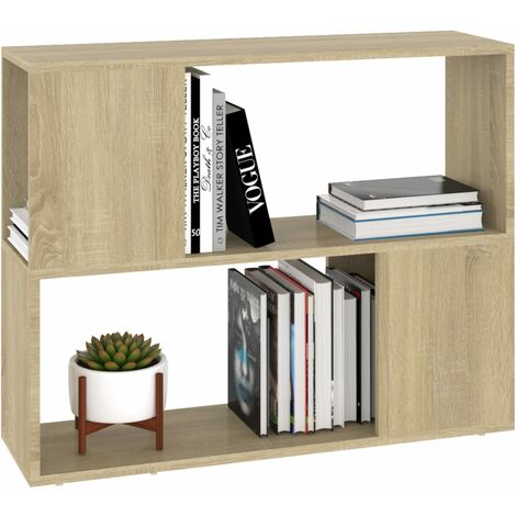 Etagère basse Chêne sonoma 80x24x63 cm