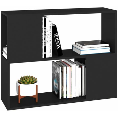 Etagère basse Noir 80x24x63