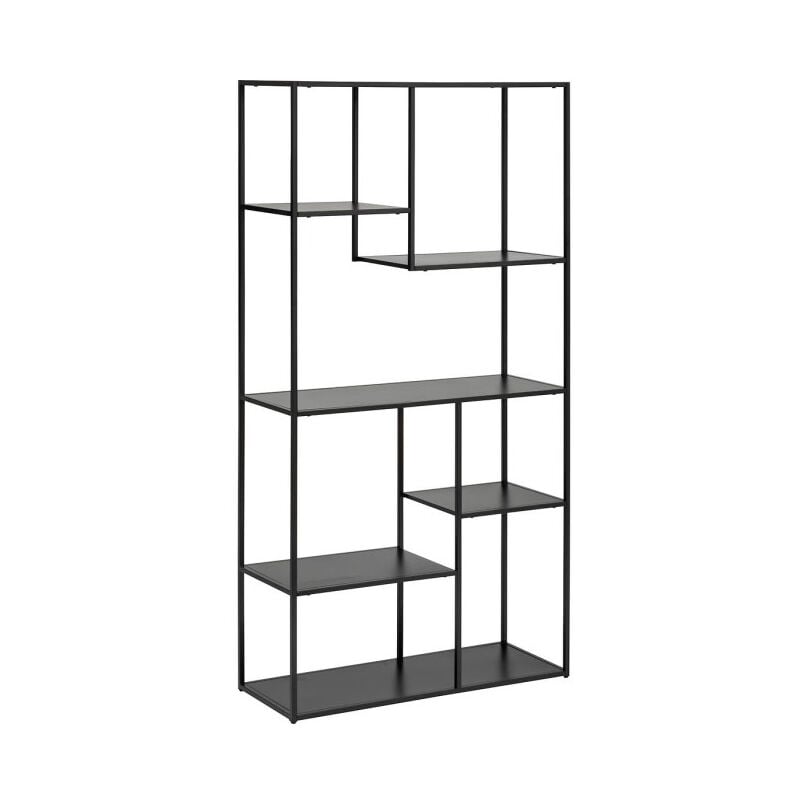Atmosphera - tagère Bibliothèque 6 Niveaux 'Gota' 180cm Noir