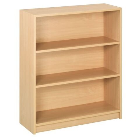 Étagère bibliothèque basse de bureau hêtre - Maxiburo