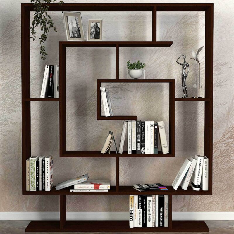 Étagère bibliothèque Dontan L125cm Bois foncé Étagère bibliothèque Dontan L125cm Bois foncé