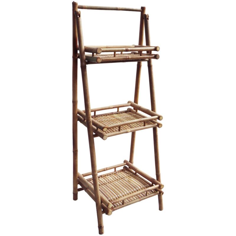 Etagère bibliothèque en bambou 3 niveaux