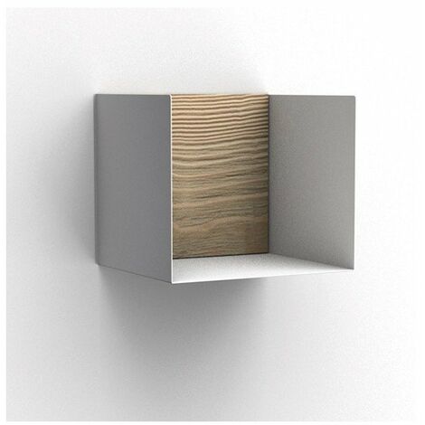 Etagere Box 22 Blanc Acier Et Bois