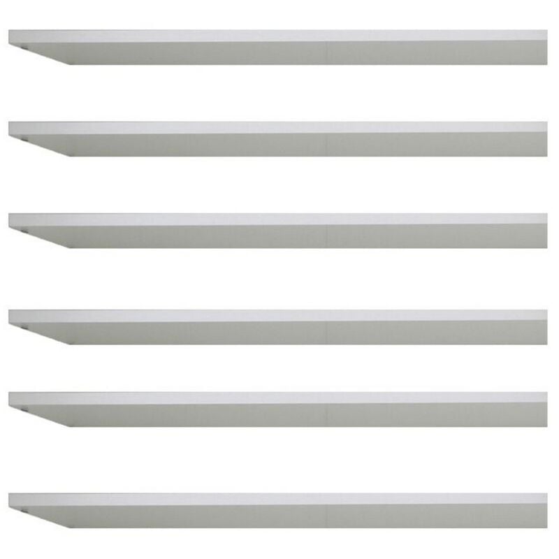 Étagère Brandson, Bois, Blanc, 73x1,5x33 cm