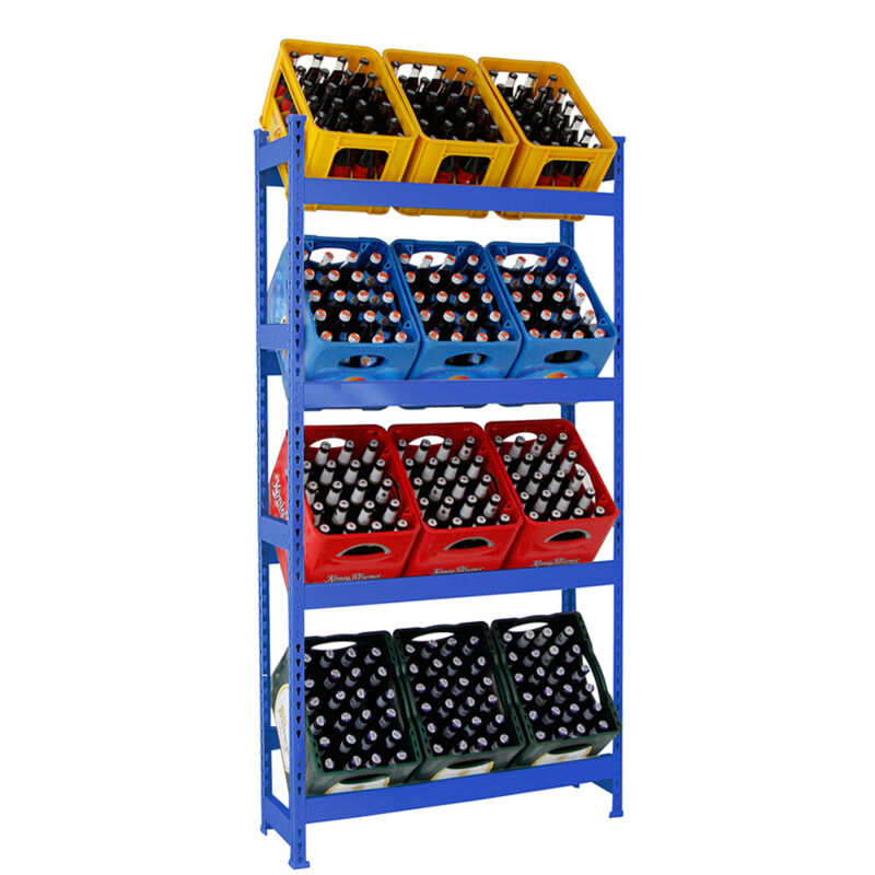 Proregal-zertifizierte Qualitätsprodukte - Range-caisses à boissons high big camel HxLxP 200x100x30cm Bleu