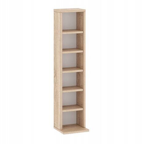Étagère CD/DVD 92 cm étagères réglables Sonoma