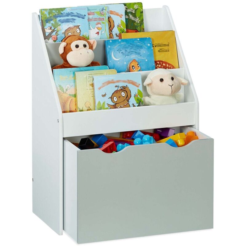 Etagere chambre denfant avec coffre a jouets