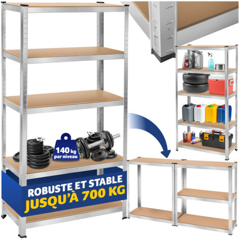 Etagère charge lourde 5 plateaux