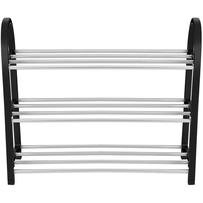 Sjlerst - Jeffergarden Hongzer Range-Chaussures, étagère à Chaussures Debout en Plastique + métal en métal Bricolage étagère de Rangement pour la