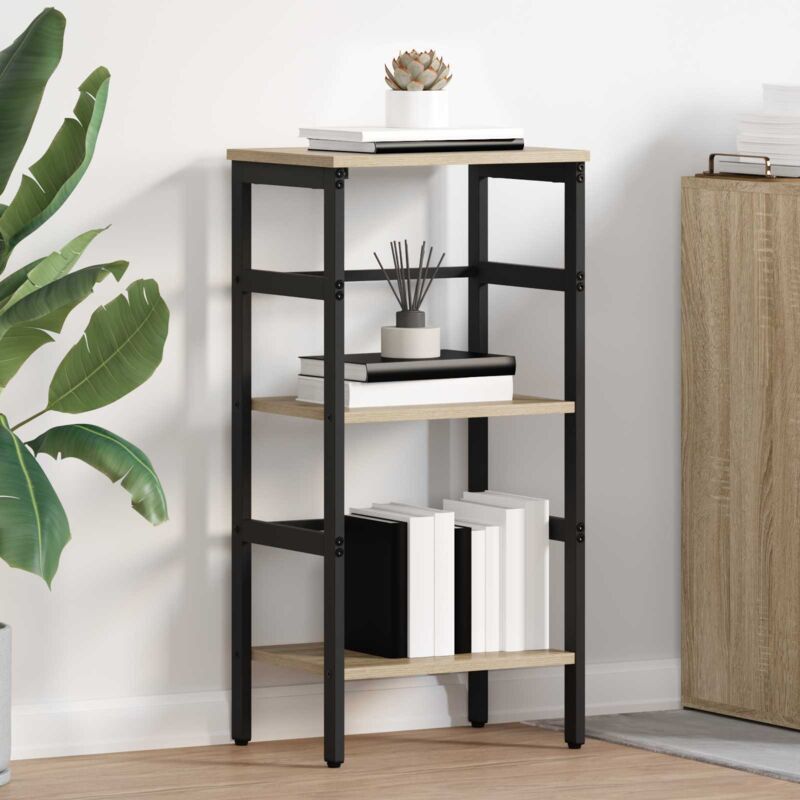 vidaXL Étagère Chêne Sonoma 40 x 29,5 x 81 cm Bois d'ingénierie