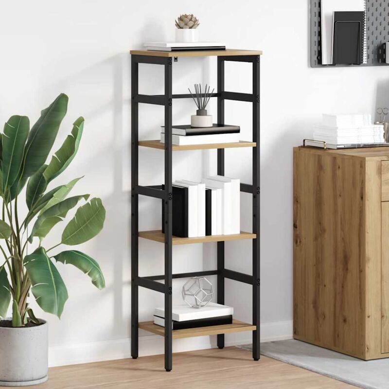 vidaXL Étagère Chêne artisanal 40 x 29,5 x 115 cm Bois d'ingénierie