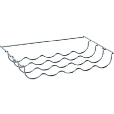 Etagere chromee porte bouteilles (45,8 x 29,1 x 6,9 cm) pour refrigerateur Bosch, Siemens, Neff, Balay - 11010062