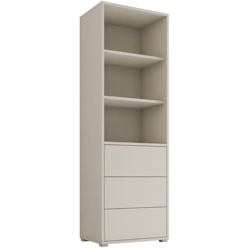 Mobilier1 - tagère Comfivo Fersoe 105, Cachemire, Fermé, Avec tiroirs, Stratifié, Le nombre de portes: 0, Nombre de tiroirs: 0, 178x60x40cm