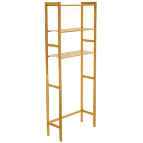 Étagère contour WC en bambou 60x25x161cm