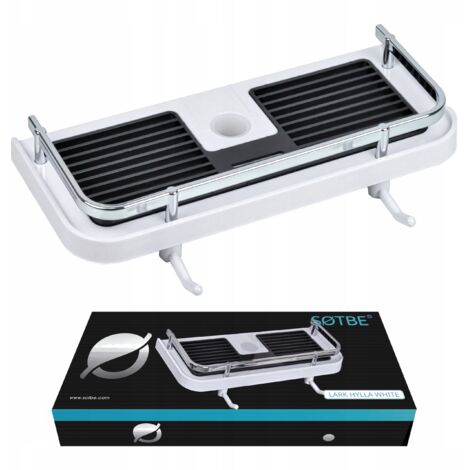 Étagère cosmétique réglable pour cabine de douche, installation sans perçage