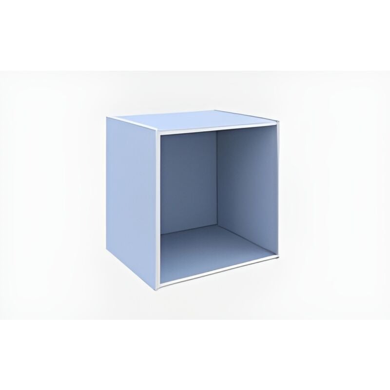 Capaldo - Etagère Cubo en mdf cm35x35x29 - colore: azzurro
