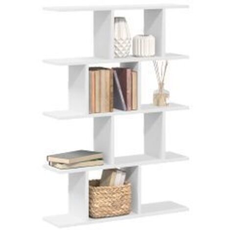 Étagère cube murale 12 compartiments blanc bois d'ingénierie