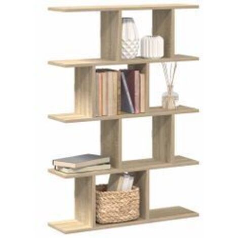 Étagère cube murale 12 compartiments chêne sonoma