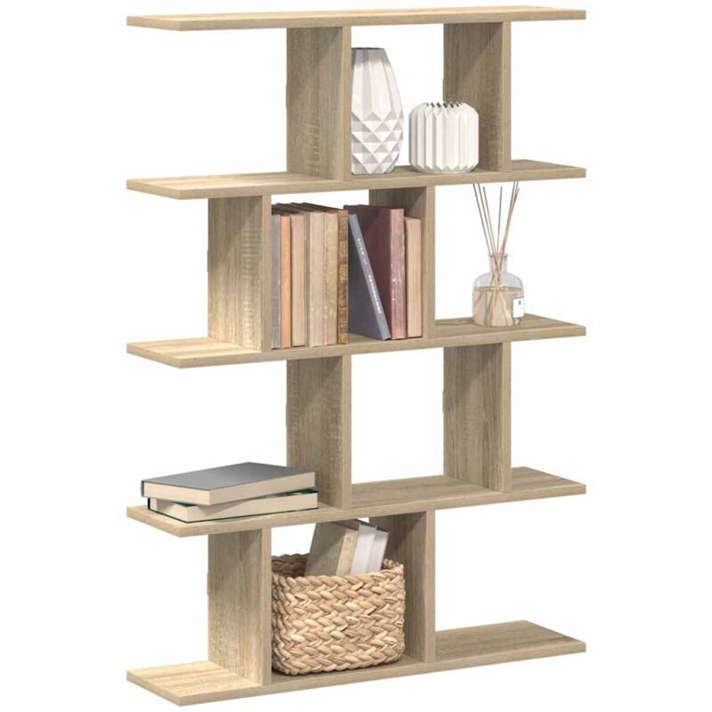 Vidaxl - tagère cube murale 12 compartiments chêne sonoma