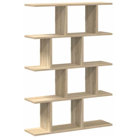 Étagère cube murale  Étagère flottante 12 compartiments chêne sonoma