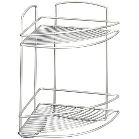 Etagère d'Angle à 2 Niveaux Série Onda - cm.22x22x35