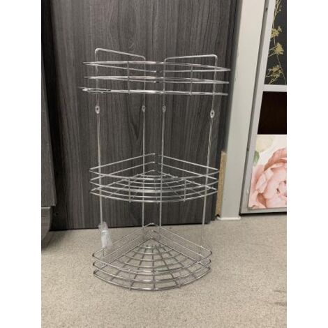 Étagère d'angle de douche Alsea, 3 niveaux