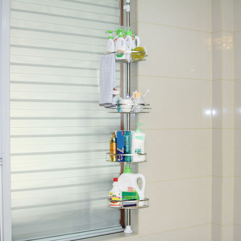 Étagère de douche télescopique en plastique ABS, rail de douche, support  HOT1, 32-48 cm, aucune proposition - AliExpress