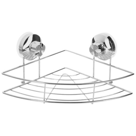 Étagère Salle De Bain Sans Perçage - Ventouse Puissante, Fond Ajouré - Pour Douche, Lavabo, Cuisine - Installation 1 Minute