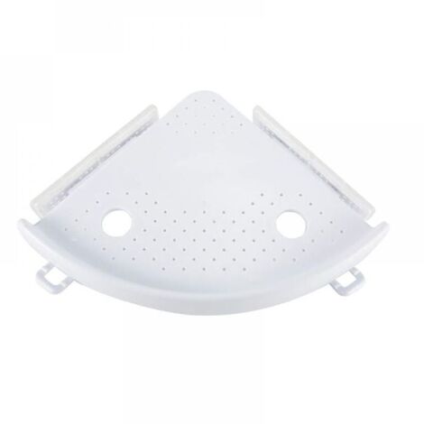 Étagère d'angle de salle de bain Caddy de Douche à ventouse de bain de stockage de support mural d'angle Shampooing Douche de cuisine support de rangement organiseur
