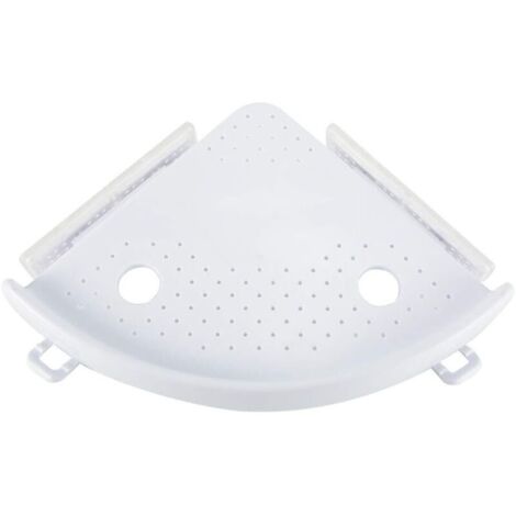 étagère d'angle de salle de bain Caddy de Douche à ventouse de bain de stockage de support mural d'angle Shampooing Douche de cuisine support de rangement organiseur