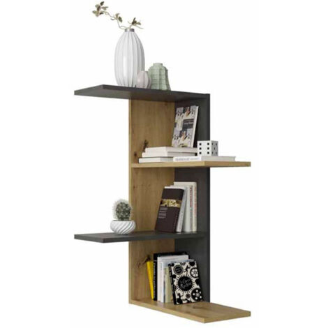 Étagère d'Angle Design "Markem" 77cm Beige