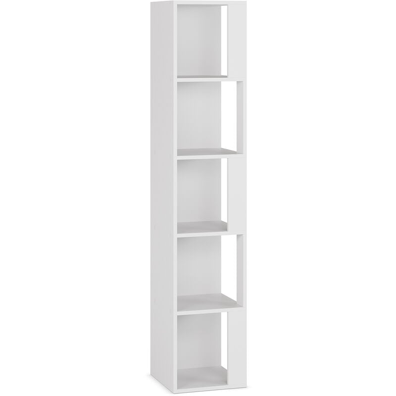 Vs Venta-stock - Etagère d'angle Fiyi 5 trous couleur blanc