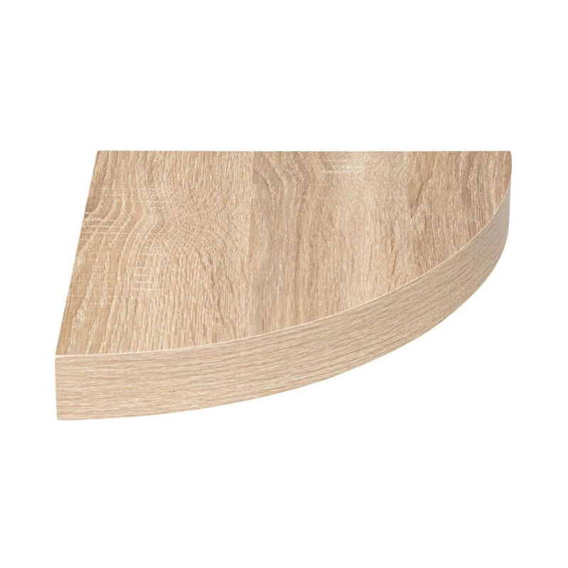 Five Simply Smart - tagère d'Angle Murale 'Fixy' 25cm Chêne Naturel